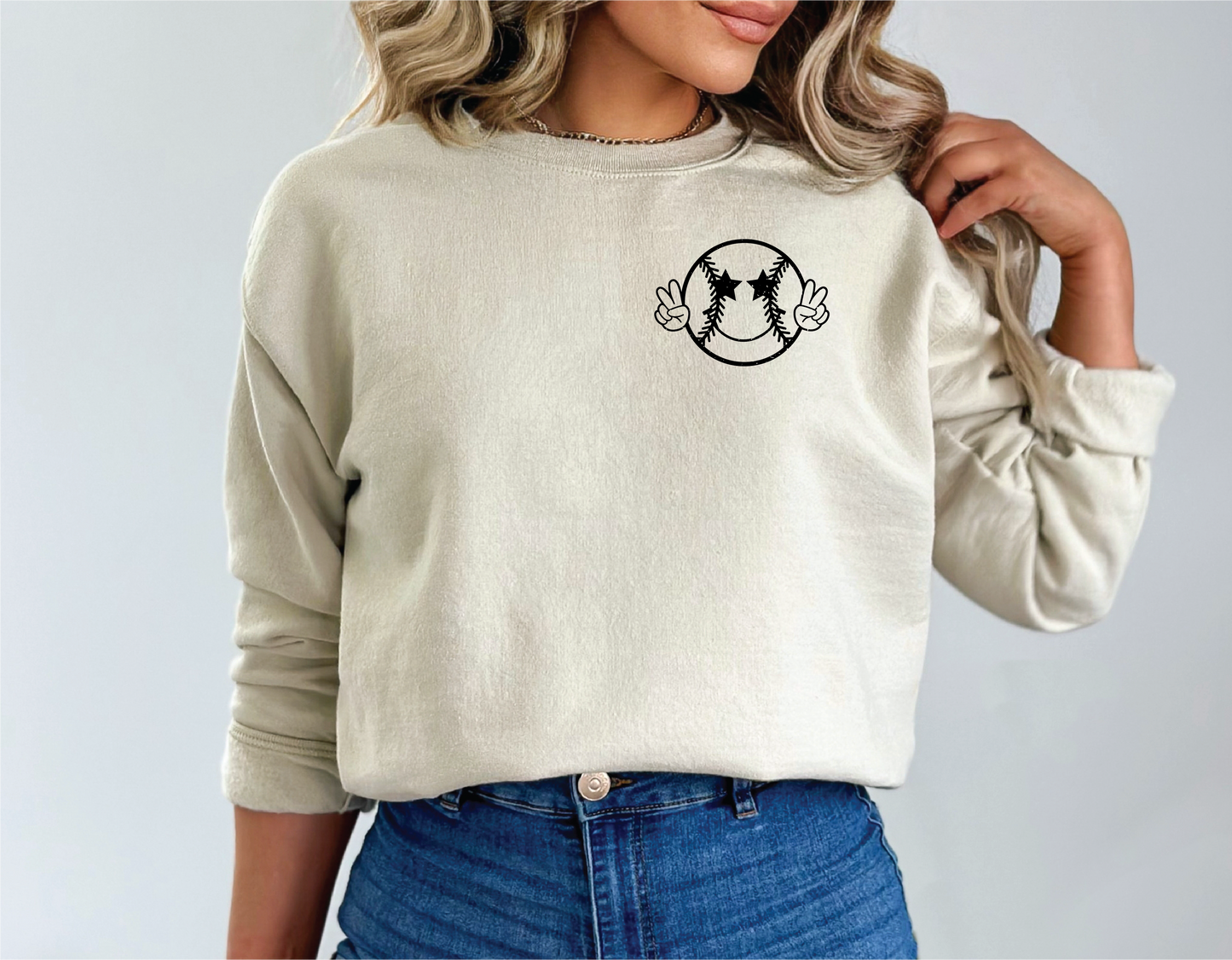 Peace Game Day Crewneck Sweatshirt