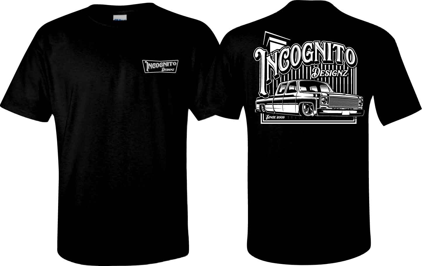 Incognito Square Body Chevy Truck T-Shirt Adult