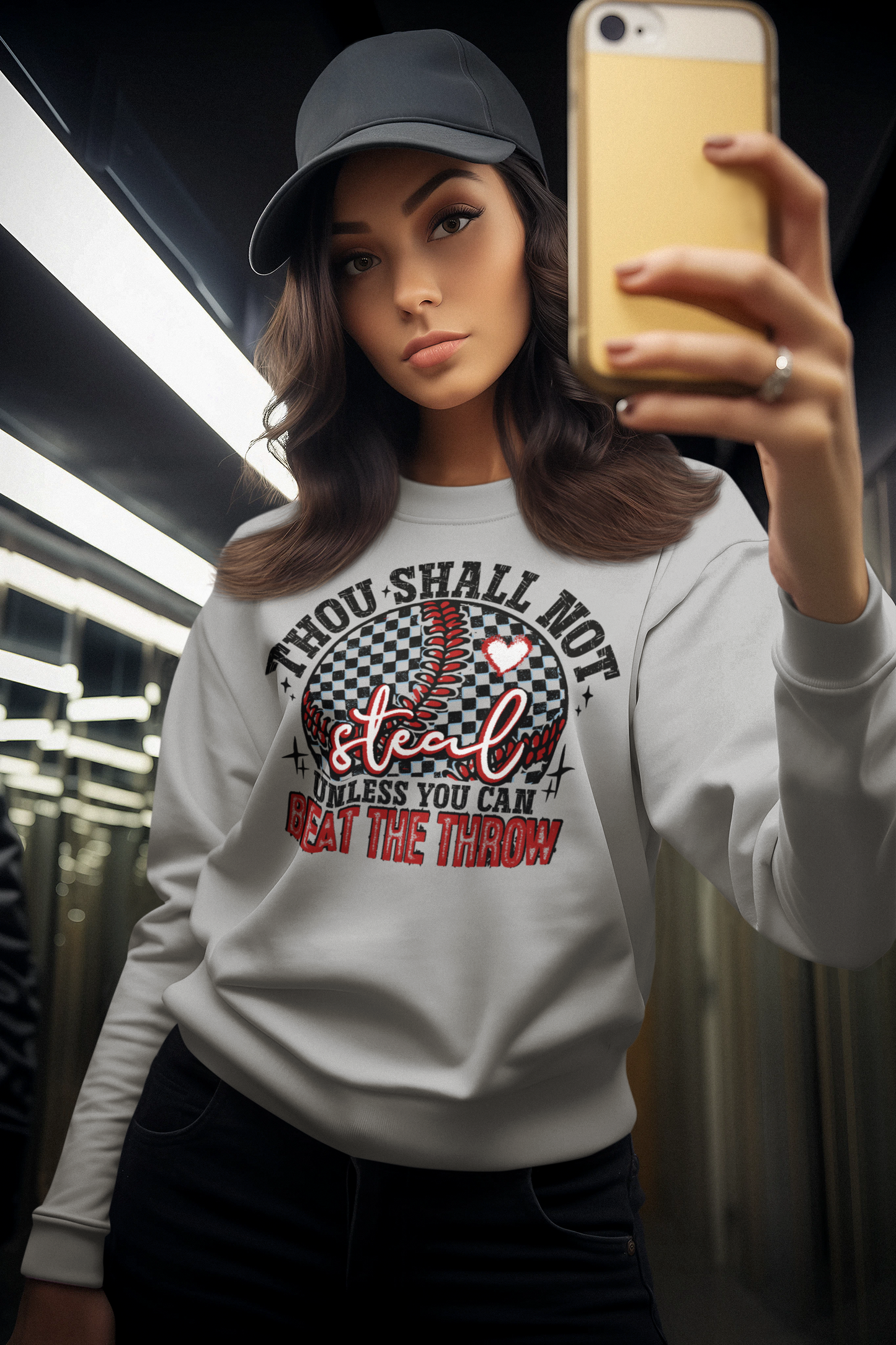 Baseball Thou Shall Crewneck