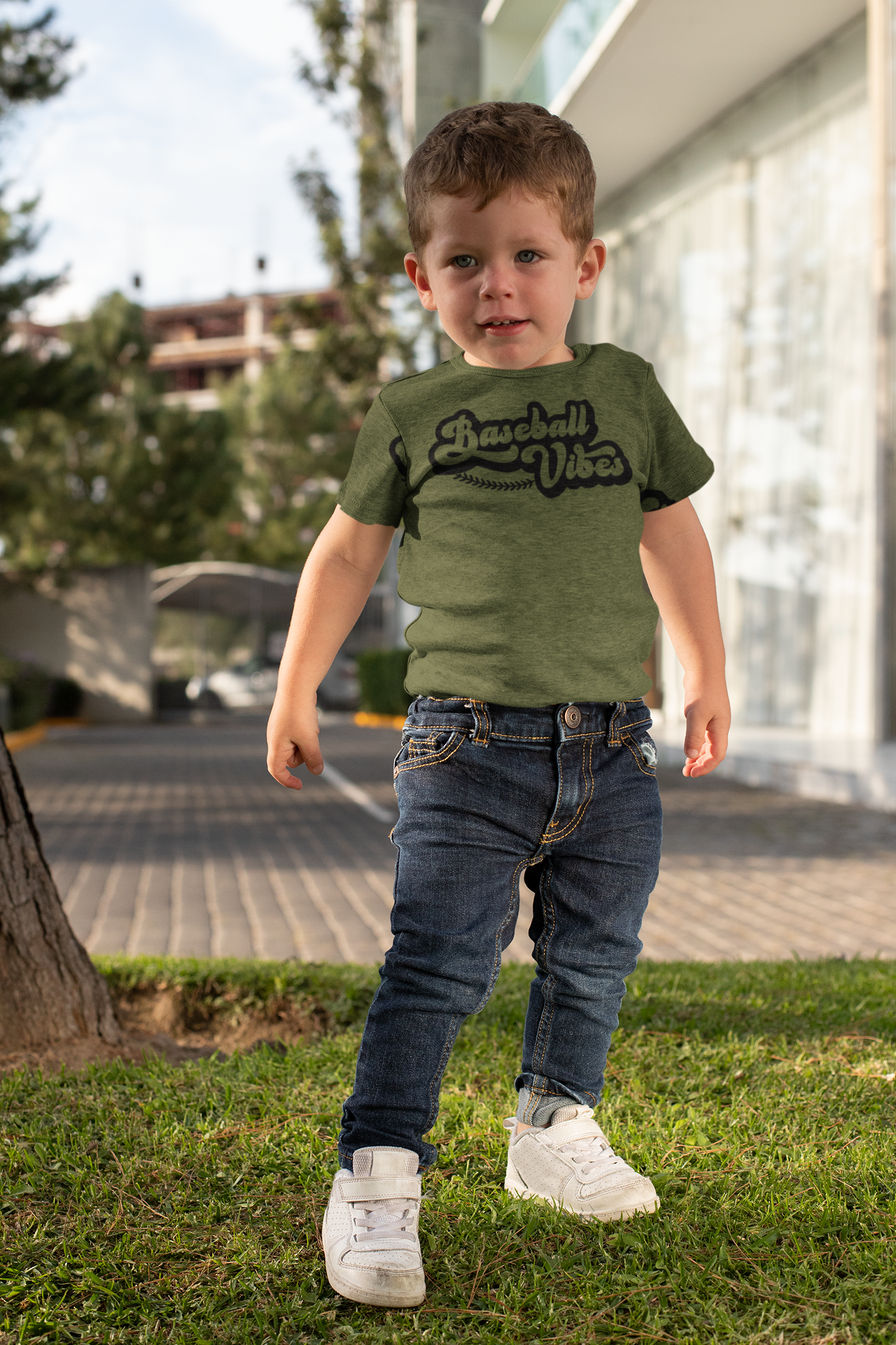 Baseball Vibes Toddler T-shirt