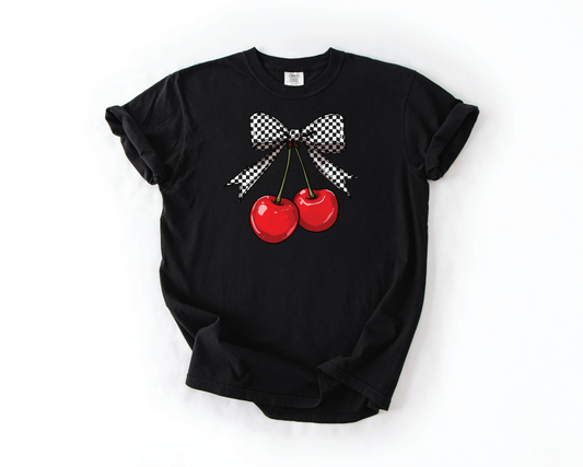 Cherry Bow Tee