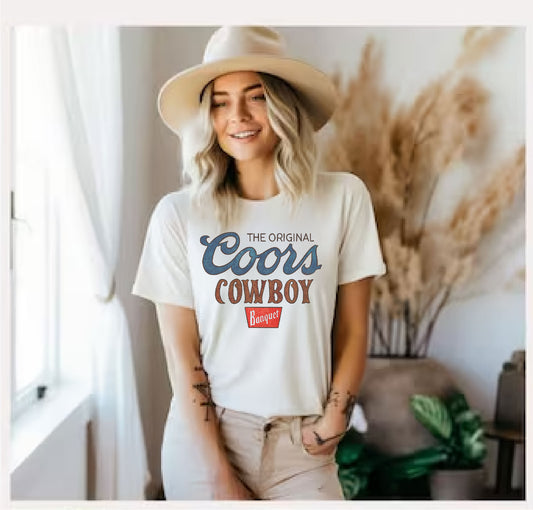 Coors Cowboy Cropped T-Shirt