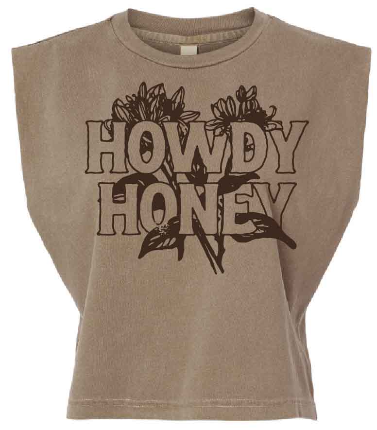 Howdy Honey Muscle Tank – Incognito Designz