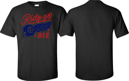 Ride Or Die Skull Wing T-Shirt