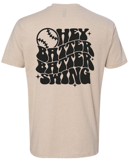 Hey Batter Batter Cream T-Shirt